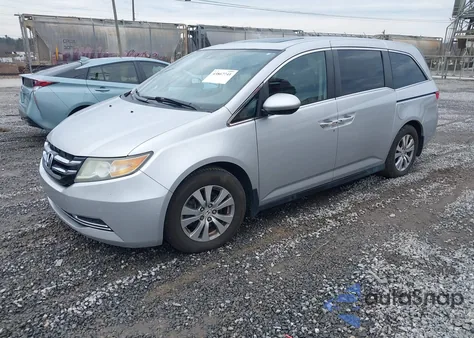 2014 Honda Odyssey Ex-L from USA, damaged, VIN 5FNRL5H66EB042203